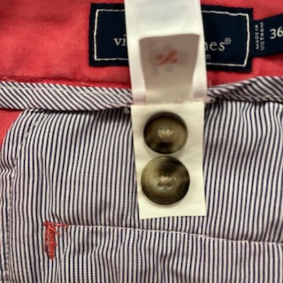 🧡3/15 Vineyard Vines by Shep & Ian Jetty Red 9 Inch Stretch Breaker Short Men 36 - Picture 12 of 12